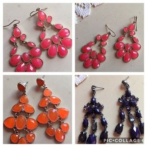 4/$10 colorful summer earring set